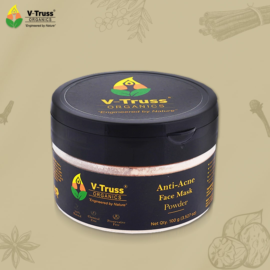 V-Truss Certified Organic Anti- Acne Face Mask Powder